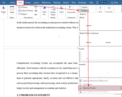 5 Ways to Remove Page Numbers in Microsoft Word - Software Accountant