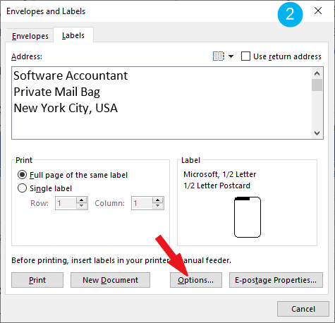 how to make address labels in word on mac