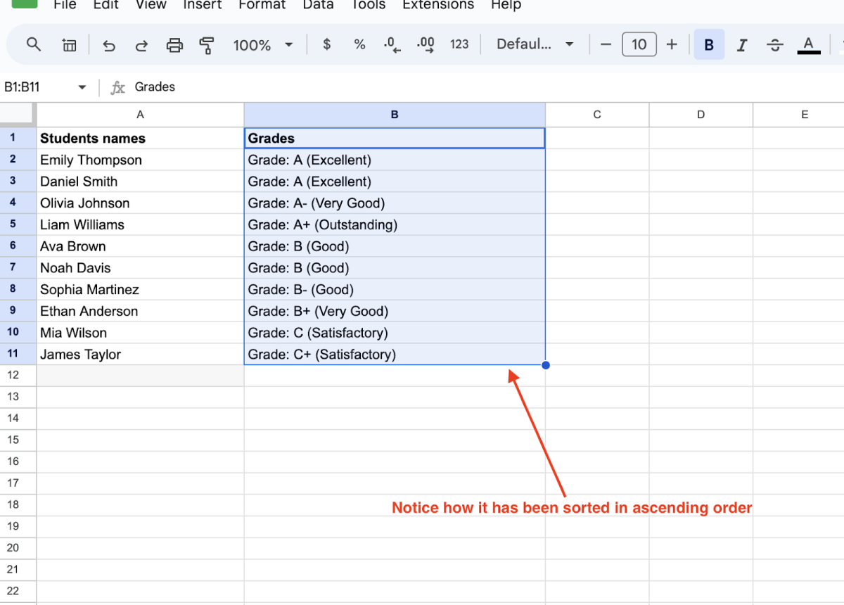 How to custom sort in google sheets with examples 